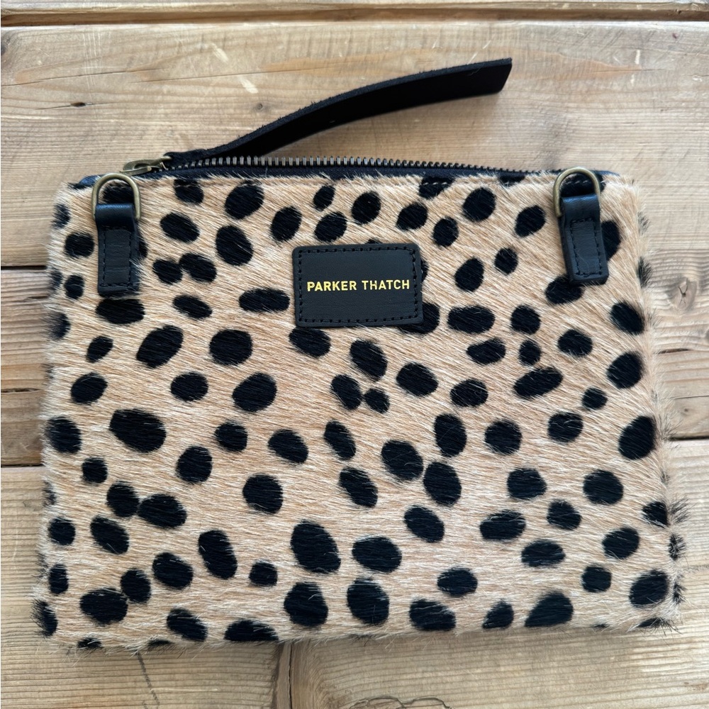 Parker thatch leopard baby Lee bag